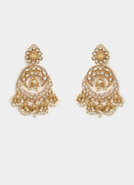 Vivinia by Vidhi Mehra Antique Gold Plated Statement Jhumka EarringsFabilicious Fashion