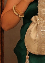 Amyra Beige Embroidered PotliShop Jashn