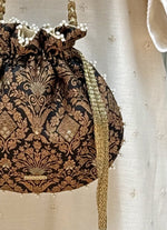 Amyra Black Pure Silk PotliShop Jashn