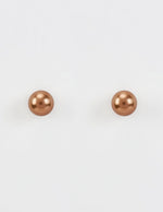 Vivinia by Vidhi Mehra Brown Single Pearl Stud EarringsFabilicious Fashion
