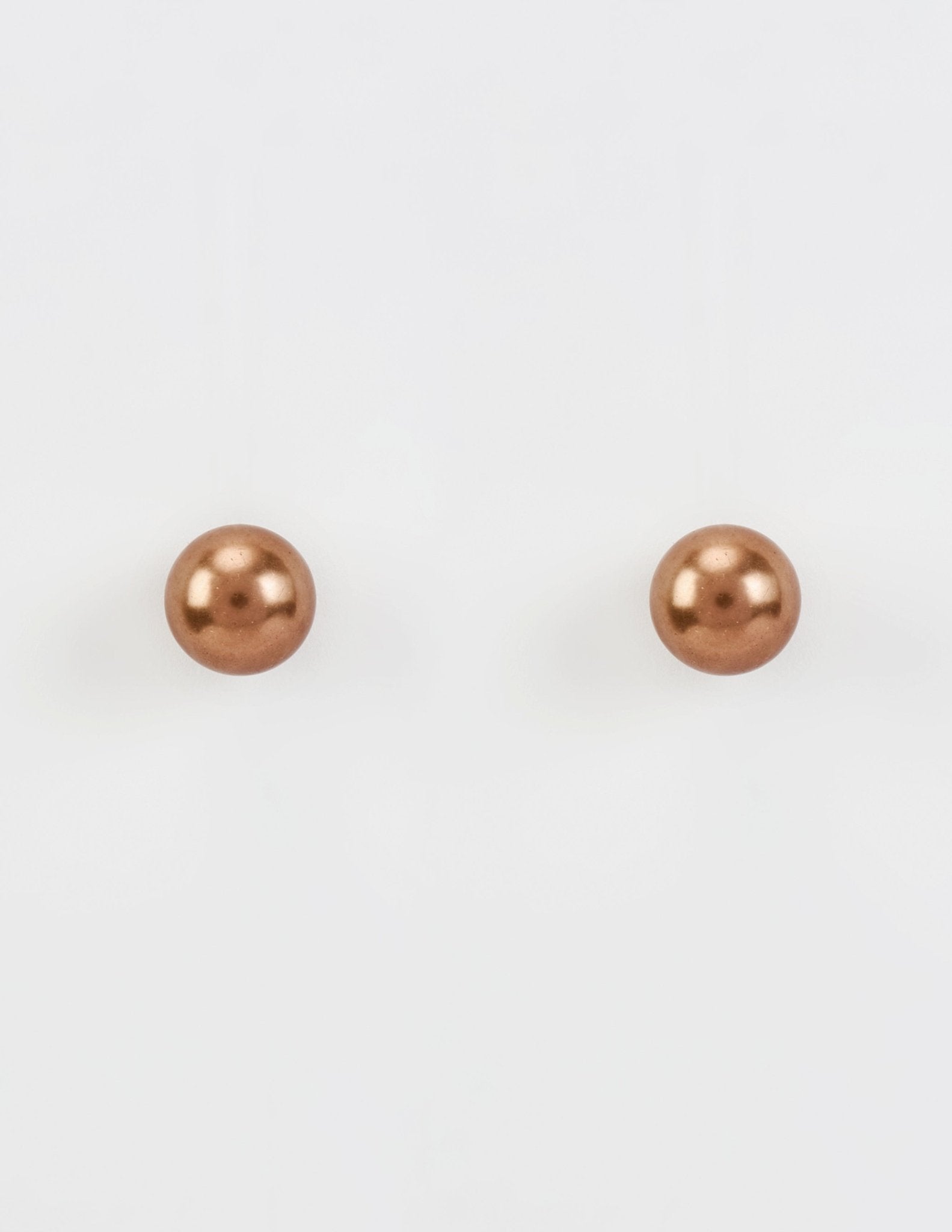Vivinia by Vidhi Mehra Brown Single Pearl Stud EarringsFabilicious Fashion
