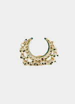 Vivinia by Vidhi Mehra Crescent Kundan Statement RingFabilicious Fashion