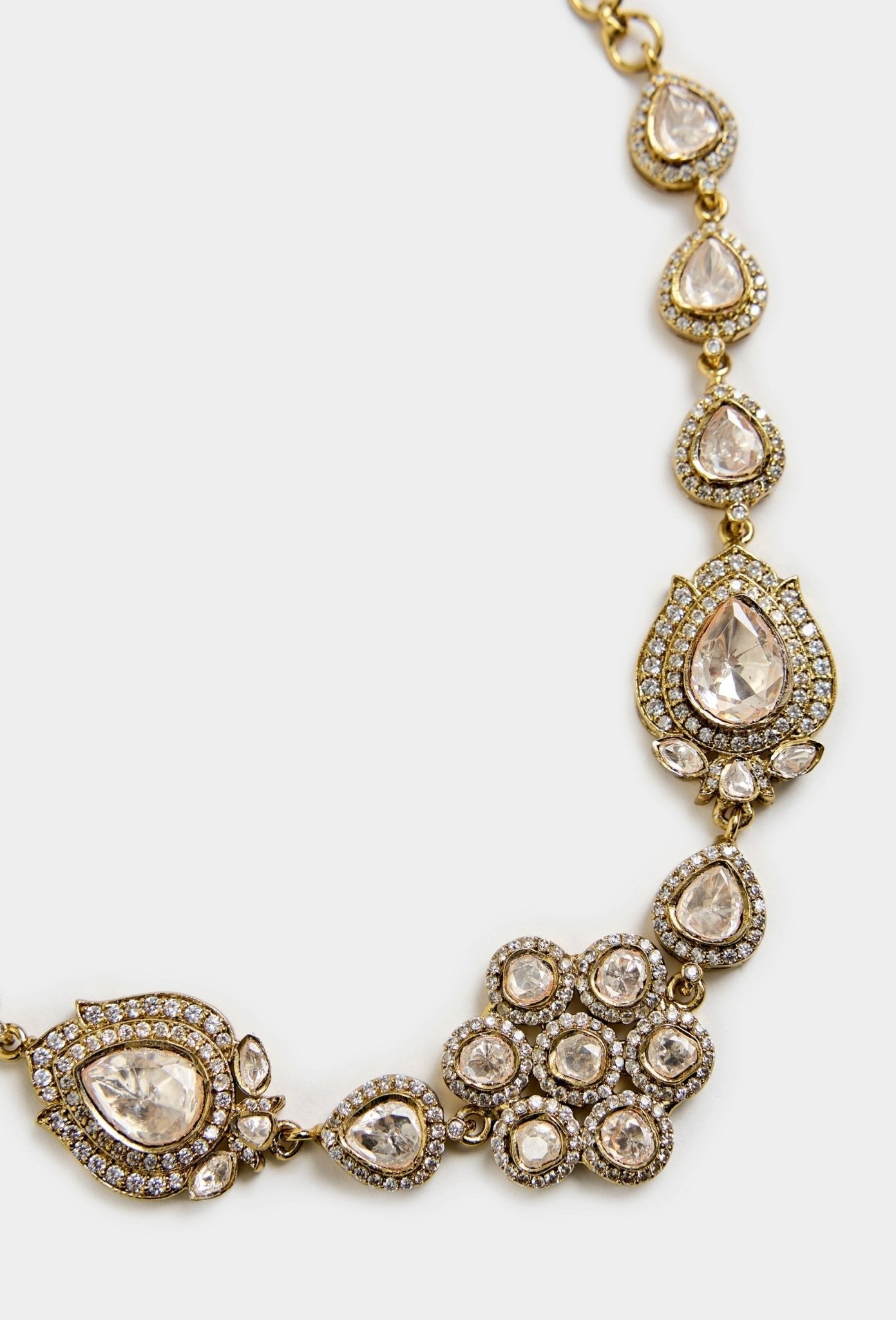 Vivinia by Vidhi Mehra Floral Kundan Choker Necklace SetFabilicious Fashion
