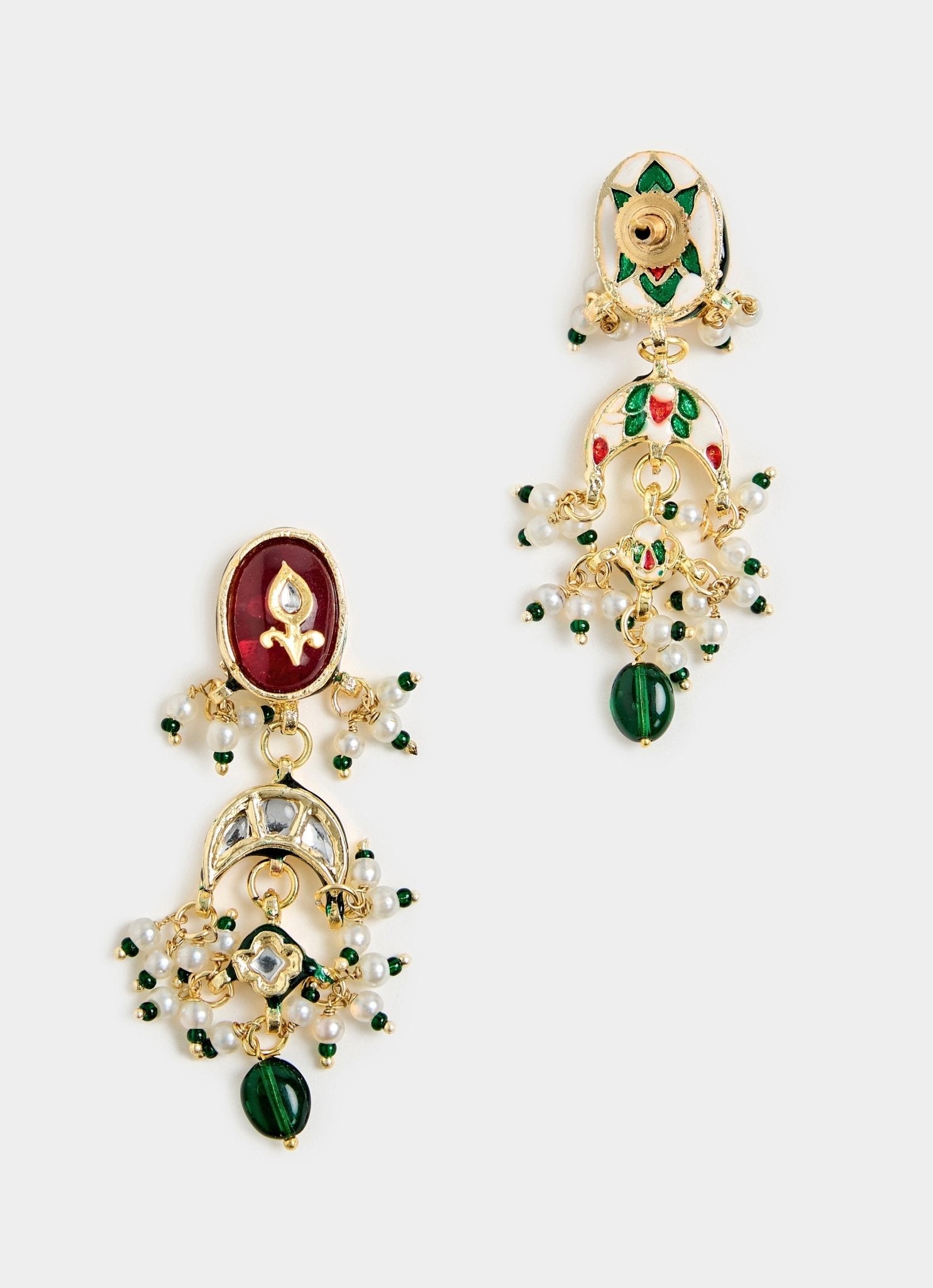 Vivinia by Vidhi Mehra Floral Kundan Multicolour Choker Necklace SetFabilicious Fashion
