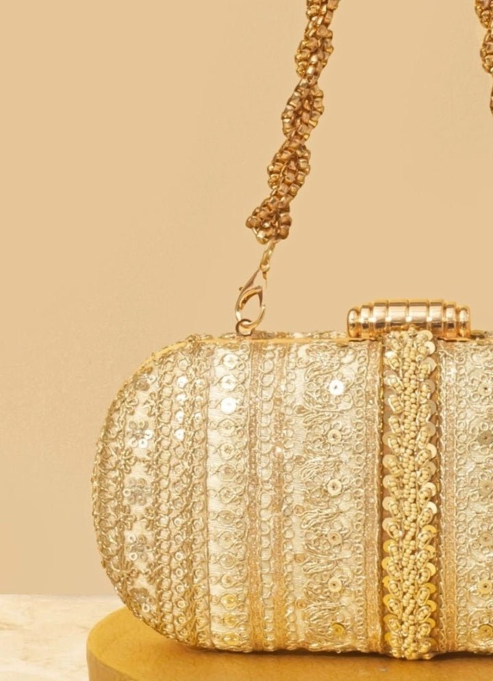 Gold Embellished Clutch