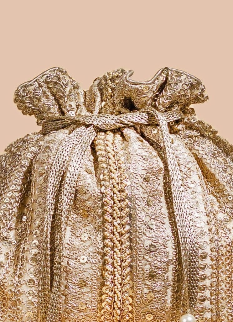 Gold Embellished Potli