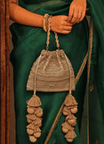 Amyra Gold Embroidered PotliShop Jashn