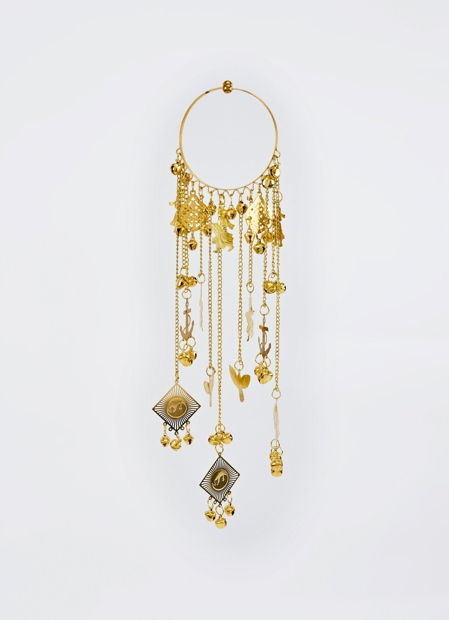 Vivinia by Vidhi Mehra Gold Plated Bridal Kaleeras With Chain HangingsFabilicious Fashion