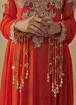 Vivinia by Vidhi Mehra Gold Plated Bridal Kaleeras With Pearl DropFabilicious Fashion