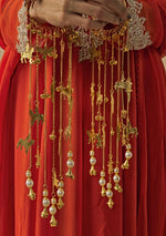 Vivinia by Vidhi Mehra Gold Plated Bridal Kaleeras With Pearl DropFabilicious Fashion