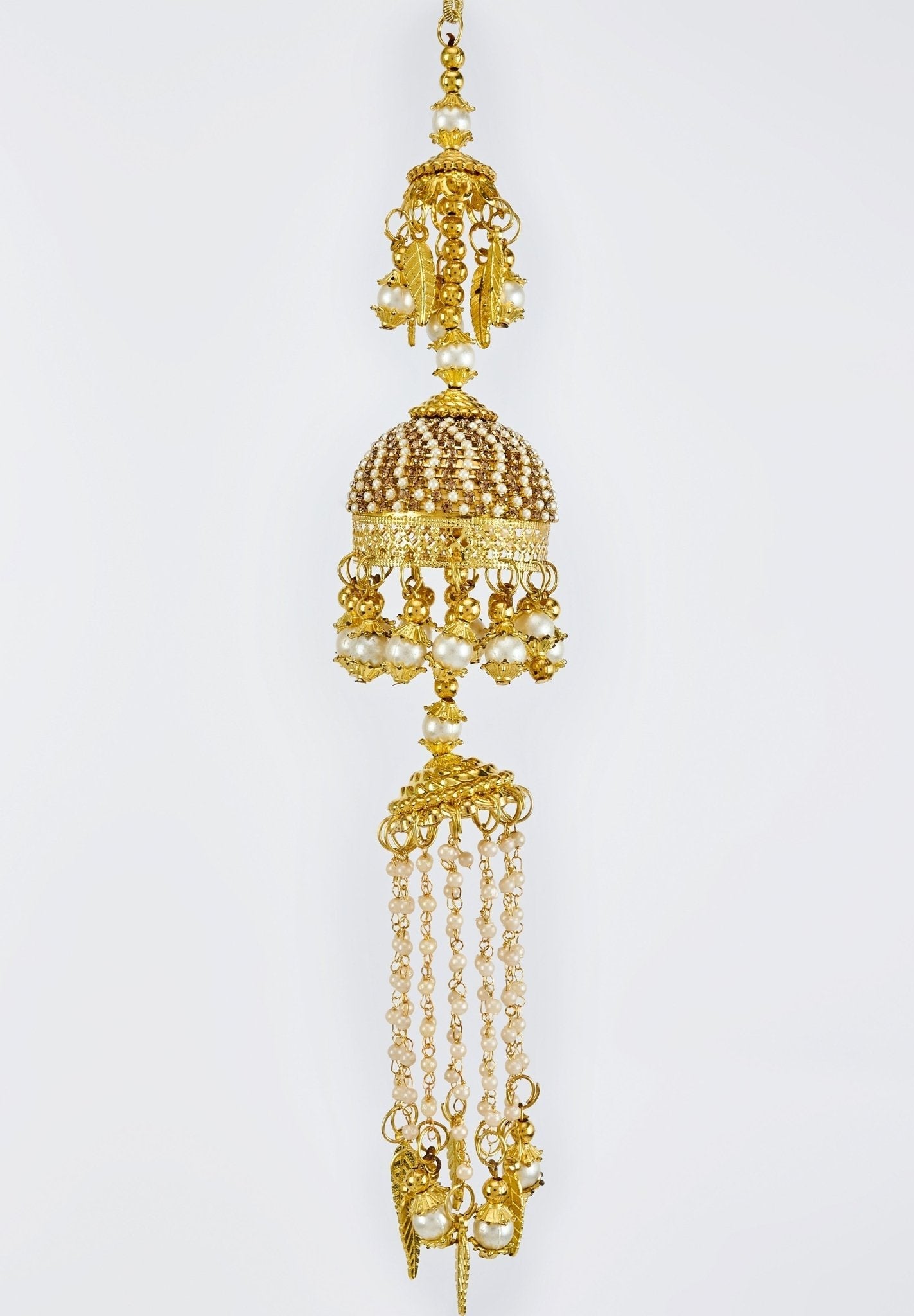 Vivinia by Vidhi Mehra Gold Plated Bridal Kaleeras With Pearl HangingsFabilicious Fashion