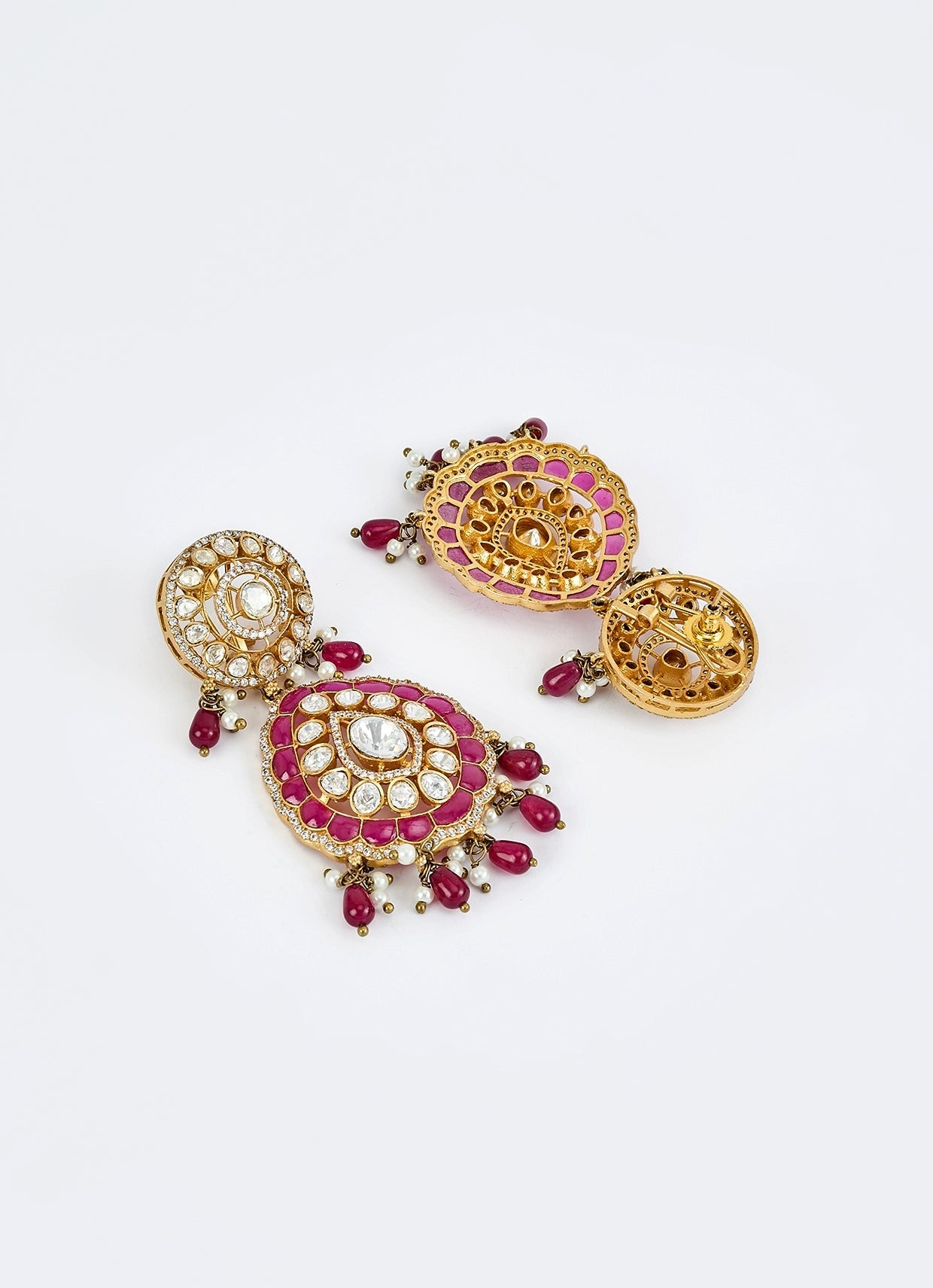 Vivinia by Vidhi Mehra Gold Plated Bridal Kundan And Polki Choker Necklace Set With Maang TikkaFabilicious Fashion