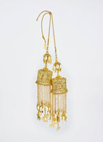 Vivinia by Vidhi Mehra Gold Plated Bridal Pearl String Shell KaleerasFabilicious Fashion