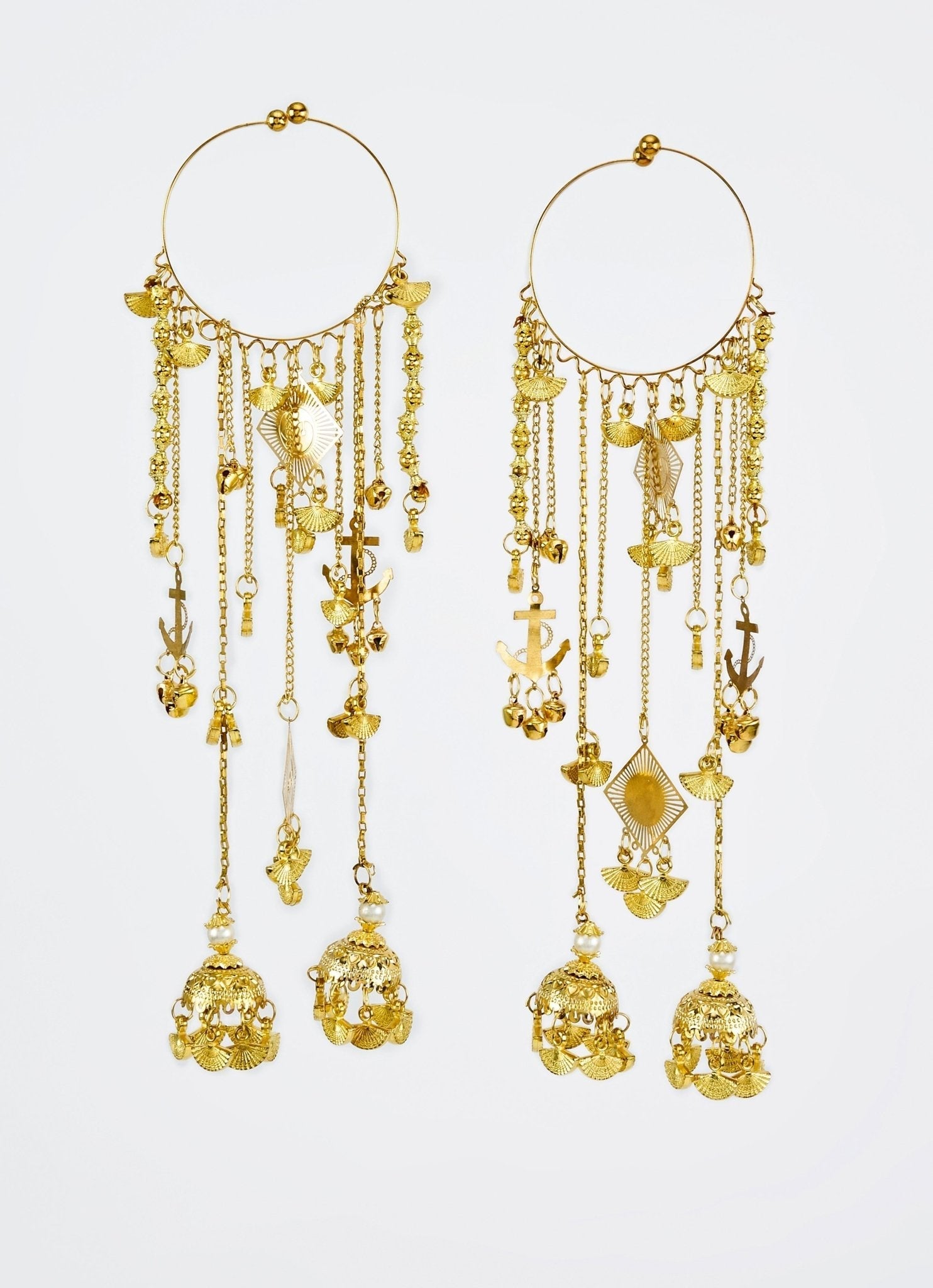 Vivinia by Vidhi Mehra Gold Plated Bridal Sparkling KaleerasFabilicious Fashion
