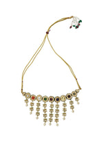 Vivinia by Vidhi Mehra Gold Plated Choker Necklace With Multicolored StoneFabilicious Fashion