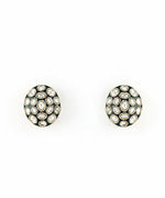 Vivinia by Vidhi Mehra Gold Plated Green Kundan Studs EarringsFabilicious Fashion