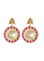 Vivinia by Vidhi Mehra Gold Plated Kundan And Pink Stone Necklace SetFabilicious Fashion