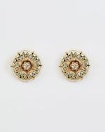 Vivinia by Vidhi Mehra Gold Plated Kundan And Polki Stud EarringsFabilicious Fashion