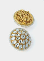Vivinia by Vidhi Mehra Gold Plated Kundan And White Stone Choker Necklace SetFabilicious Fashion