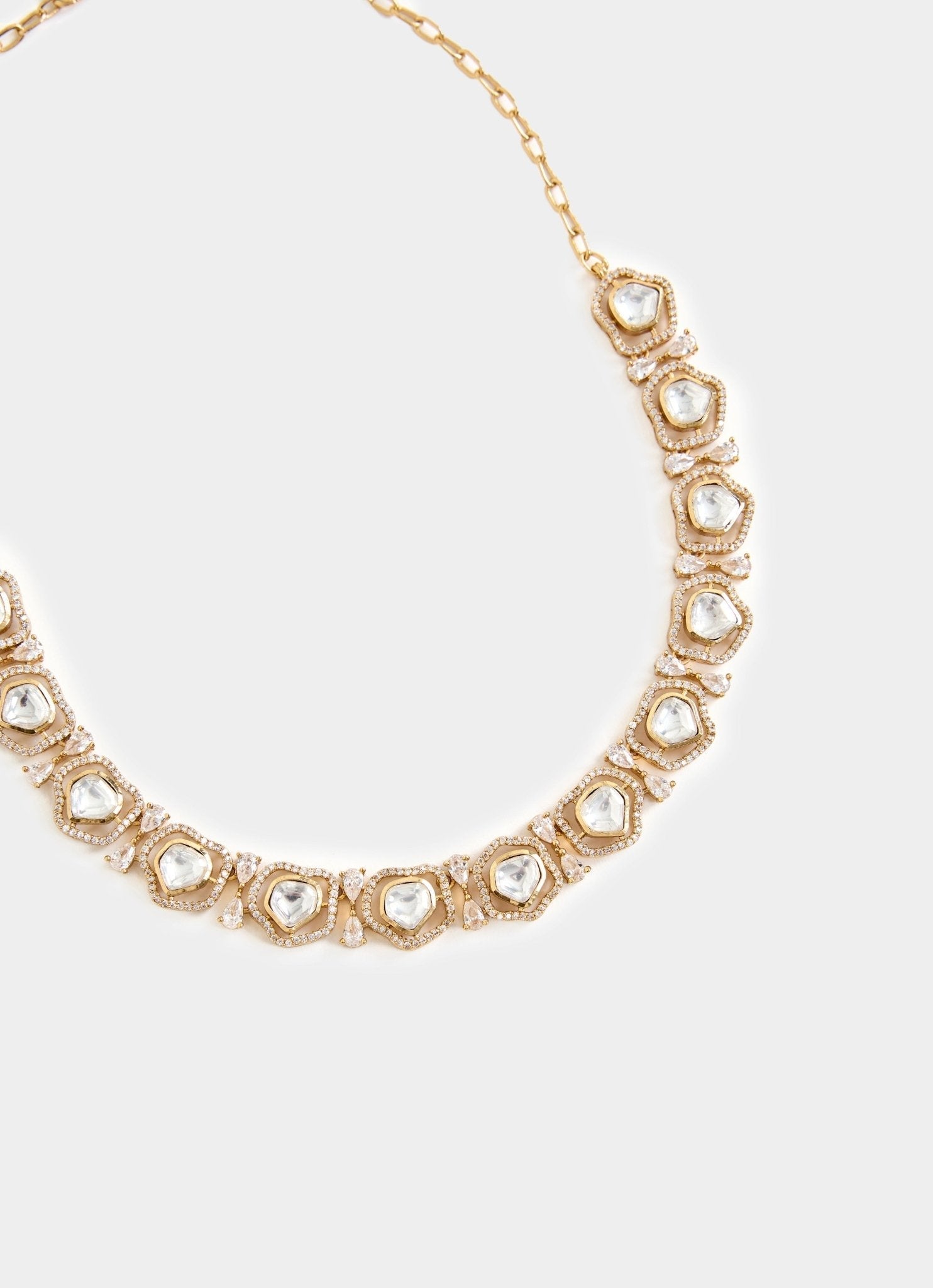 Vivinia by Vidhi Mehra Gold Plated Kundan Choker SetFabilicious Fashion