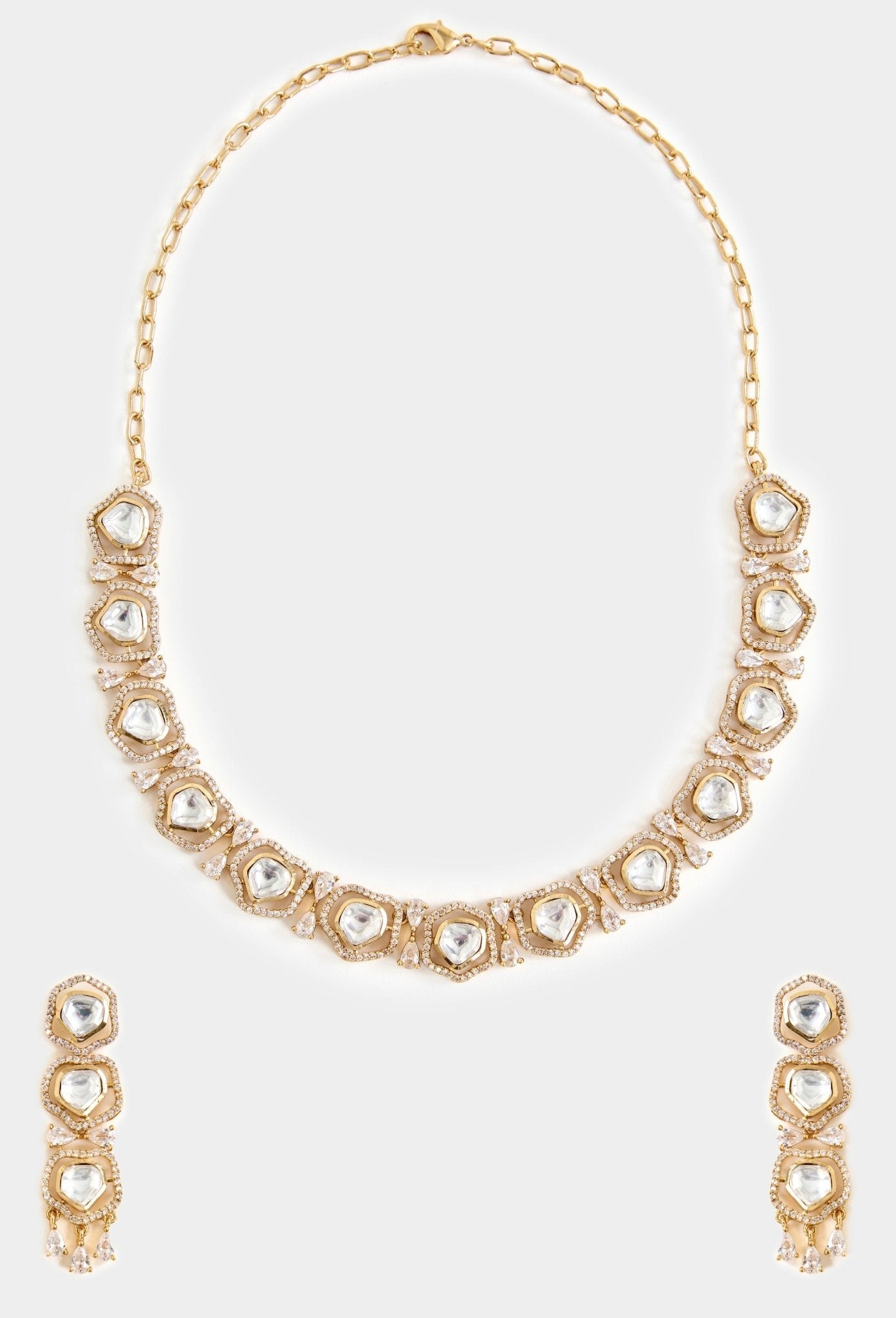 Vivinia by Vidhi Mehra Gold Plated Kundan Choker SetFabilicious Fashion