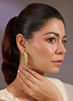 Vivinia by Vidhi Mehra Gold Plated Kundan Drop EarringsFabilicious Fashion