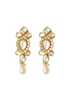 Vivinia by Vidhi Mehra Gold Plated Kundan Necklace Set With Pearl DropFabilicious Fashion