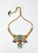 Vivinia by Vidhi Mehra Gold Plated Multi Kundan Choker Necklace SetFabilicious Fashion