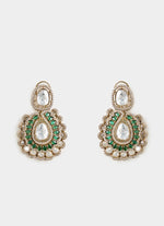 Vivinia by Vidhi Mehra Green Kundan Choker Set With EarringsFabilicious Fashion