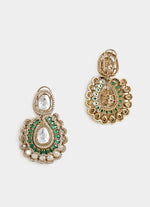 Vivinia by Vidhi Mehra Green Kundan Choker Set With EarringsFabilicious Fashion