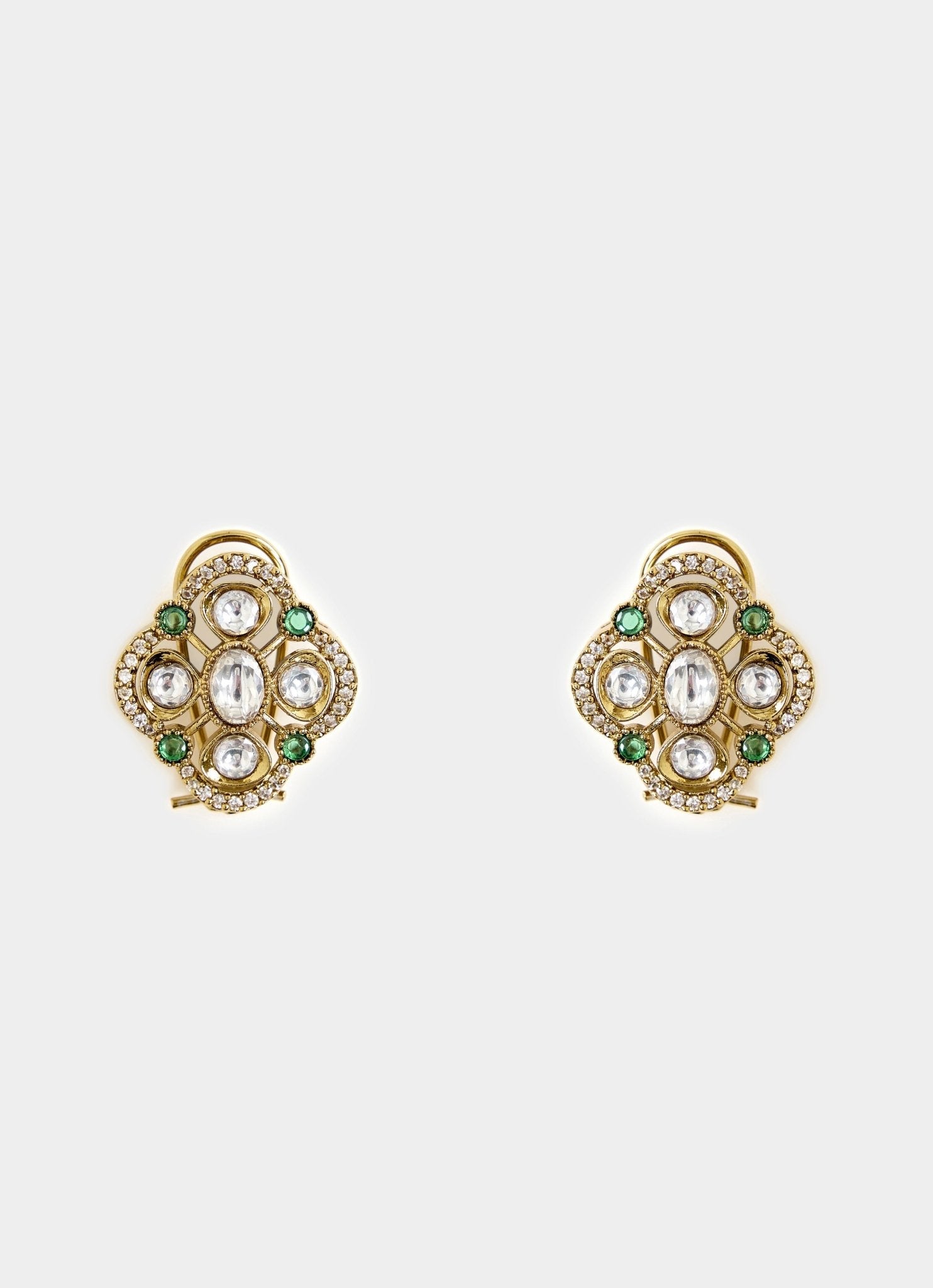 Vivinia by Vidhi Mehra Kundan Polki Floral Choker NecklaceFabilicious Fashion