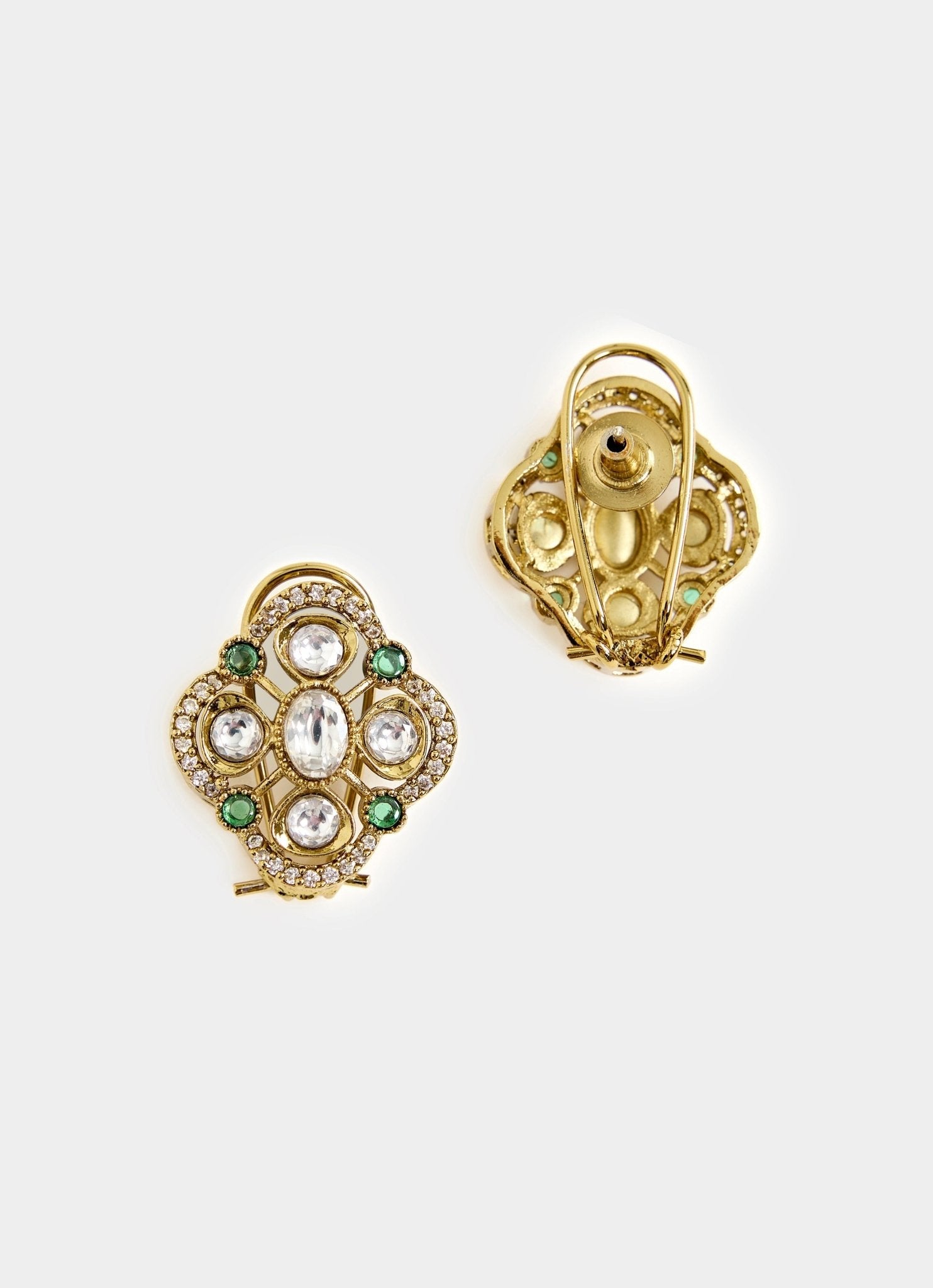 Vivinia by Vidhi Mehra Kundan Polki Floral Choker NecklaceFabilicious Fashion