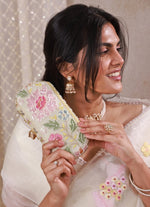 Amyra Multicolor Floral Embroidered Silk Capsule ClutchShop Jashn