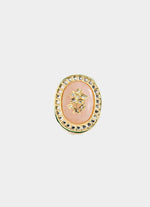 Vivinia by Vidhi Mehra Pastel Pink Kundan Statement RingFabilicious Fashion