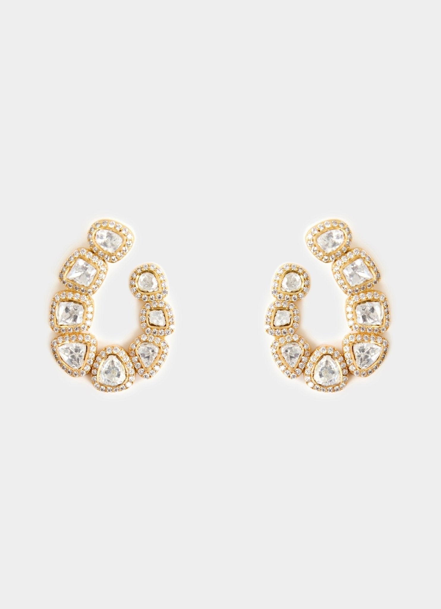 Vivinia by Vidhi Mehra Pearl Cluster Stud EarringsFabilicious Fashion