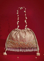 Amyra Pink Silk Organza PotliShop Jashn