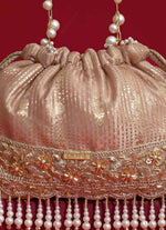 Amyra Pink Silk Organza PotliShop Jashn