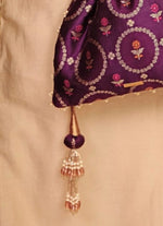 Amyra Purple Jamal Silk PotliShop Jashn