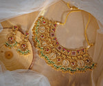 Vivinia by Vidhi Mehra Royal Gold Plated Multicolour Beaded Necklace SetFabilicious Fashion