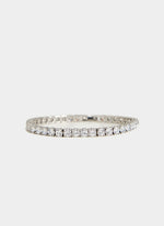 Vivinia by Vidhi Mehra Silver Plated Faux Diamond BraceletFabilicious Fashion