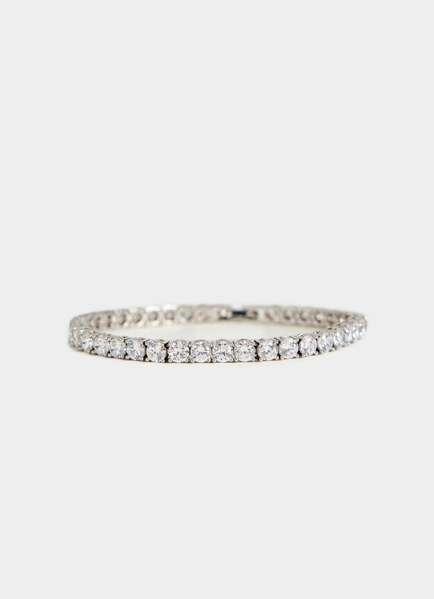 Vivinia by Vidhi Mehra Silver Plated Faux Diamond BraceletFabilicious Fashion