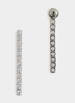 Vivinia by Vidhi Mehra Silver Plated Faux Diamond Necklace SetFabilicious Fashion