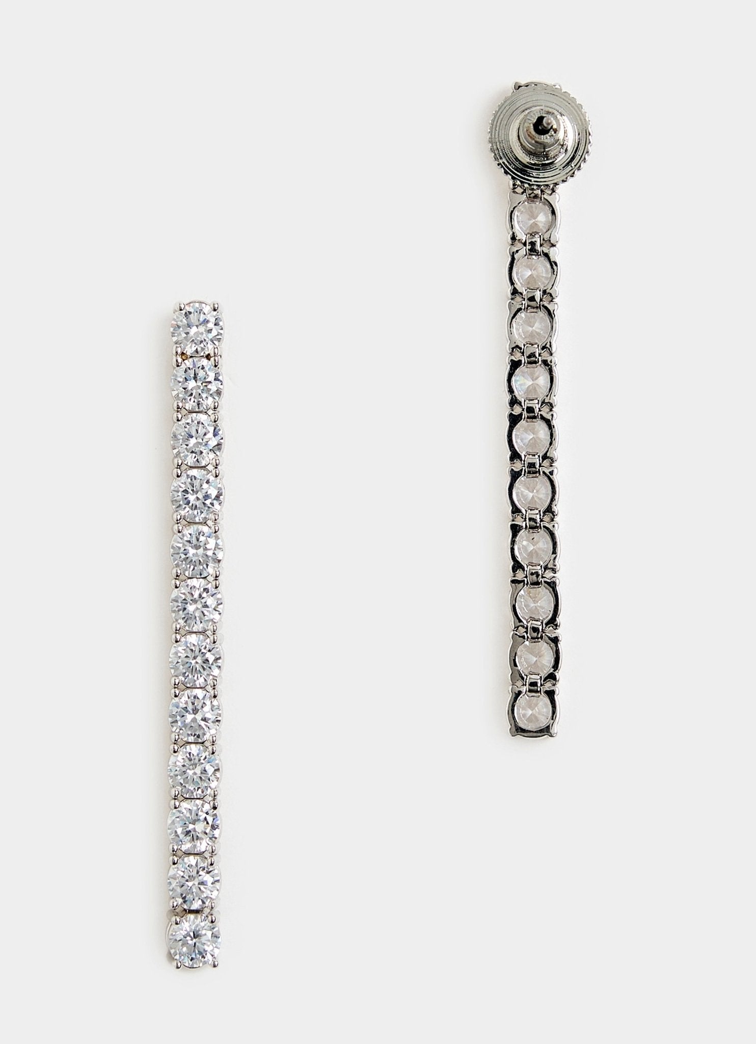 Vivinia by Vidhi Mehra Silver Plated Faux Diamond Necklace SetFabilicious Fashion