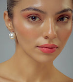 Vivinia by Vidhi Mehra White Single Pearl Stud EarringsFabilicious Fashion